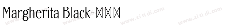 Margherita Black字体转换